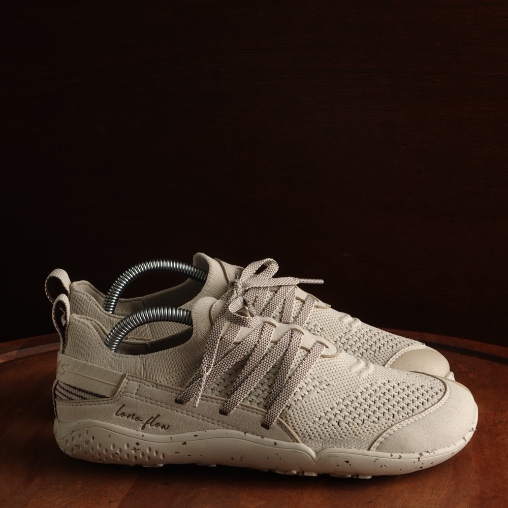 Lono Flow S Sneakers Womens Size 5.5 Beige Barefoot Minimalist Athletic Shoes